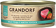 Grandorf №11 Fillet of Tuna with Salmon - консервы филе тунца корм с мясом лосося для кошек