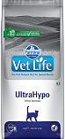 FARMINA Vet Life Cat UltraHypo (28/11) -  корм "Фармина Вет Лайф" для кошек с аллергическими пищевыми реакциями