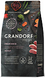 Grandorf Fresh Duck & Sweet Potato (32/16) - Беззерновой корм с живыми пробиотиками утка с бататом для кошек