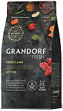 Grandorf Fresh Lamb & Sweet Potato Kitten (34/22) - Беззерновой корм с живыми пробиотиками ягненок с бататом для котят
