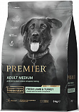 PREMIER Lamb & Turkey Adult Medium (25/15) - "Премьер" ягненок с индейкой для собак средних пород