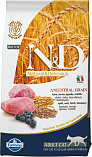 FARMINA N&D Ancestral Cat Lamb & Blueberry Adult (36/20) -"Фармина" низкозерновой с ягненком и черникой для кошек