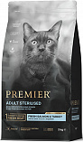 PREMIER Salmon & Turkey Sterilised (37/12) - "Премьер" лосось с индейкой для стерилизованных кошек