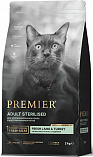 PREMIER Lamb & Turkey Sterilised (36/11) - "Премьер" ягненок с индейкой для стерилизованных кошек