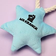 Mr.Kranch - игрушка для собак мелких и средних пород "Снежинка" с канатом и пищалкой
