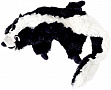 DOGGLES Plush Bottle B/W Skunk - "Шкурка" для пластиковой бутылки "Скунс" - 40 см