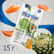 Monge Gift Hairball - Лакомство для кошек "Мягкие палочки" с лососем и артишоком для вывода шерсти